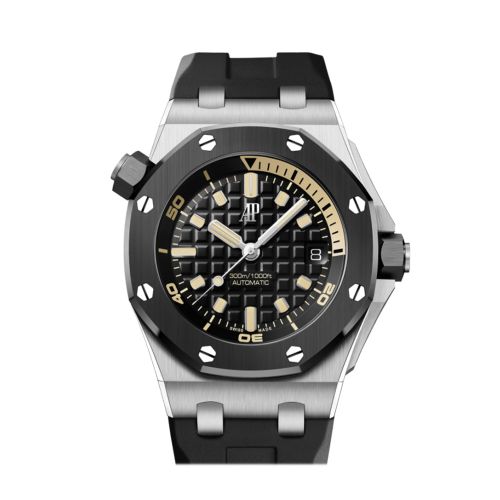 Audemars Piguet Royal Oak Offshore 42 Black dial Black rubber strap Watch 15720CN.OO.A002CA.01