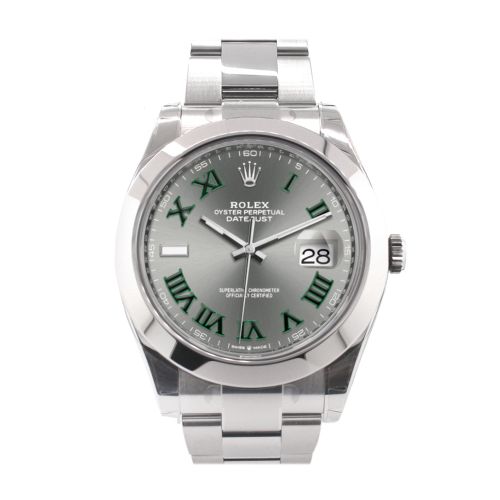 Rolex Datejust 41 Slate Roman Dial Automatic Men's Watch 126300