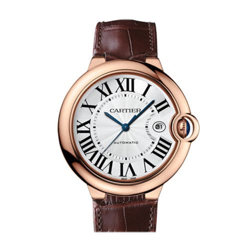 Cartier Ballon Bleu 42MM de Automatic Rose Gold  Men's Watch WGBB0017