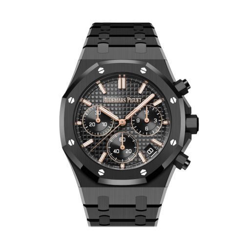 Audemars Piguet Royal Oak 41 Black dial Black ceramic Watch 26240CE.OO.1225CE.01 DCM