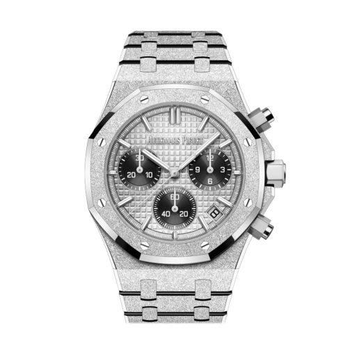 Audemars Piguet Royal Oak 41 Grey dial Hammered 18-carat white gold Watch 26240BC.GG.1324BC.01