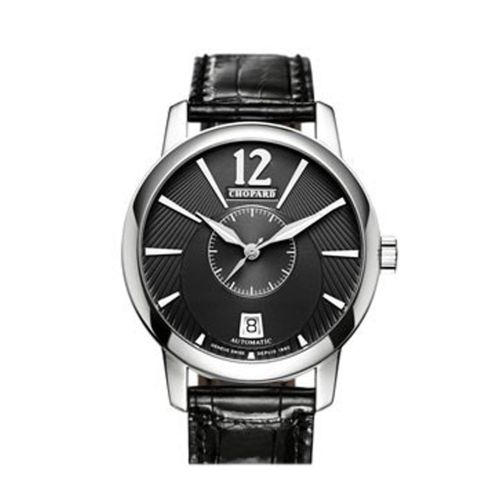 Chopard L.U.C. Classic Twin Automatic Black Dial Men's Watch 161880-1001