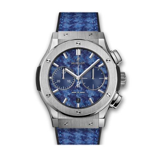 Hublot Classic Fusion Chronograph Italia Independent Pieds de Poule Titanium 521.NX.2710.NR.ITI18