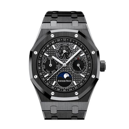 Audemars Piguet Royal Oak 41mm Slate Grey Dial Black ceramic bracelet Men's Watch 26579CE.OO.1225CE.01 DCM