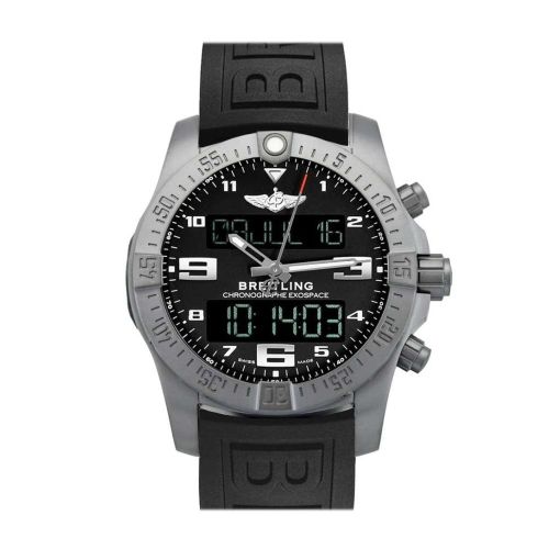 Breitling B55 Bluetooth Connected Chronograph in Titanium Volcano Black Dial  EB5510H1 BE79