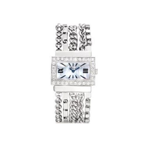 Chopard Diamond White Mother of Pearl Dial Ladies Watch 109044-1001