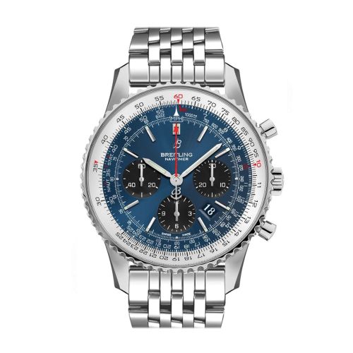 BREITLING Navitimer 1 Chronograph Automatic Chronometer Blue Dial Men's Watch AB0121211  C1A1