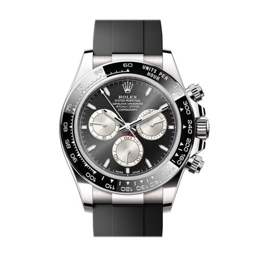 Rolex Daytona 40 Black Steel Dial White Gold Mens Watch 126519LN