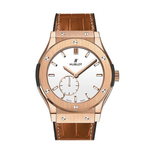 Hublot Classic Fusion 45mm Classico Ultra Thin White Dial Men's Watch 515.OX.2210.LR