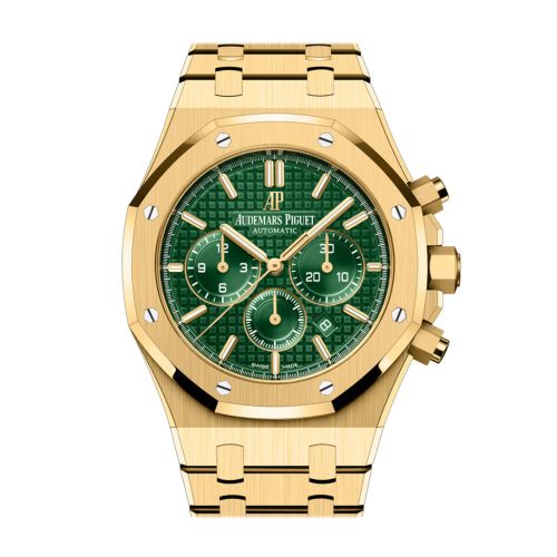 Audemars Piguet Royal Oak 41 Chronograph Green Dial Watch 26331BA.OO.1220BA.02