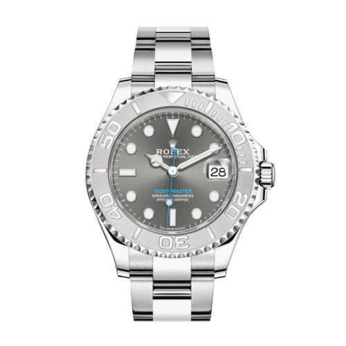 Rolex Yacht-Master 37 Rhodium Dial Automatic Men's Oyster Watch 268622