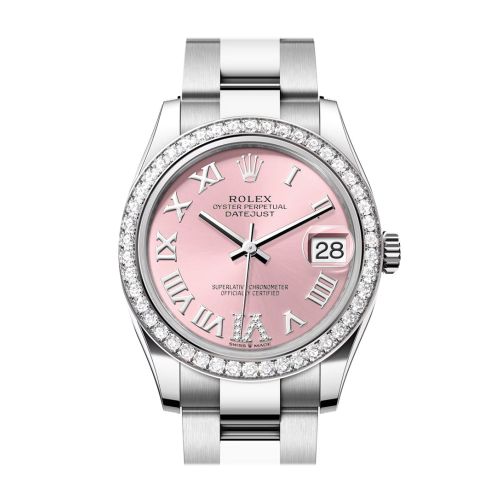 Rolex Datejust 31 Pink Roman Diamond Dial Ladies Watch 278384RBR 278384RBR-0027