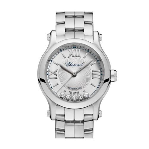 Chopard Happy Sport Silver Dial Ladies Watch 278573-3002