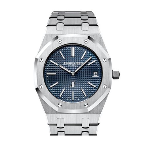 Audemars Piguet Royal Oak 39mm Blue Dial Extra-Thin Stainless steel Watch 15202ST.OO.1240ST.01