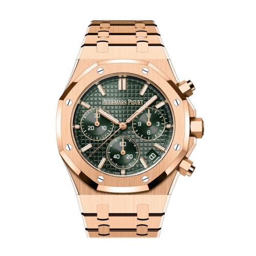 Audemars Piguet Royal Oak 41 50th Anniversary Rose Gold Khaki Green Dial 2022 26240OR.OO.1320OR.04 DCM