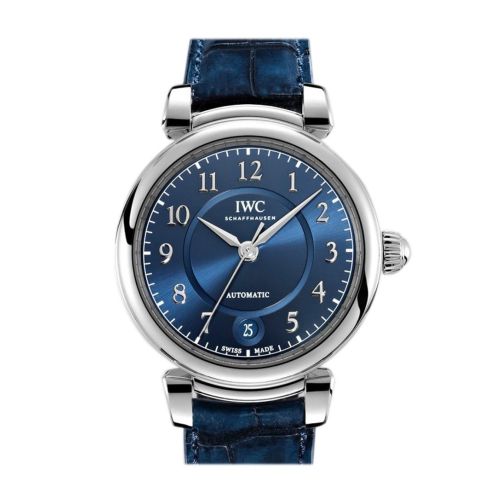 IWC Da Vinci Blue Dial Automatic 36mm Men's Leather Watch IW458312