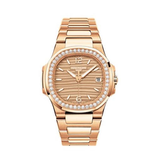 Patek Philippe Nautilus Automatic Diamond Ladies Watch 7010/1R-012