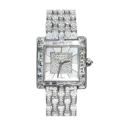 Patek Philippe Ladies Gondola Mother of Pearl Diamond 4875/1G-001 Pre Owned