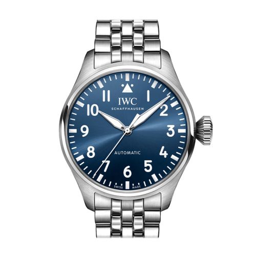 IWC Big Pilot On Bracelet Blue Dial Watch IW329304