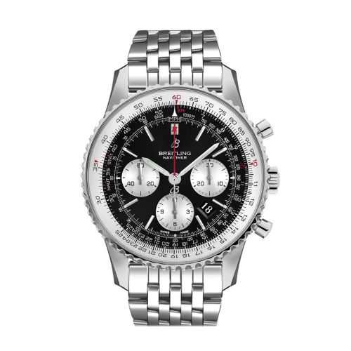 BREITLING Navitimer 1 Chronograph Automatic Chronometer Black Dial Men's Watch AB0127211  B1A1