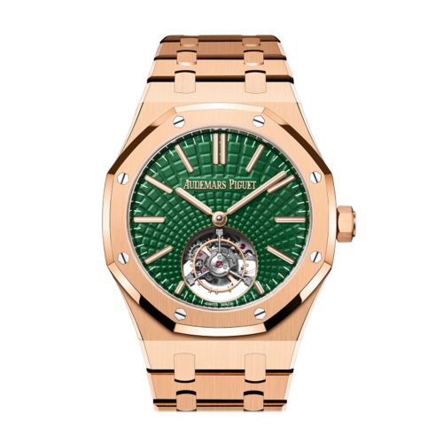 Audemars Piguet Royal Oak 41 Flying Tourbillon Rose Gold Green Dial 26533OR.OO.1220OR.01 DCM