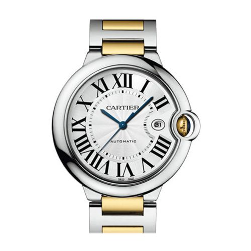 Cartier Ballon Bleu 42MM Steel Yellow Gold W2BB0022