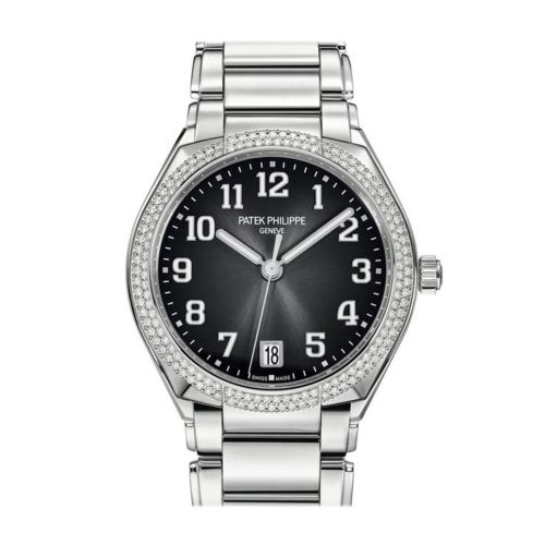 PATEK PHILIPPE Twenty 4 Black Dial Automatic Ladies Diamond Watch 7300/1200A-010