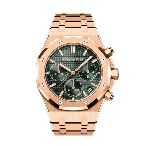 Audemars Piguet Royal Oak Khaki Green Rose Gold Watch 26240OR.OO.1320OR.08