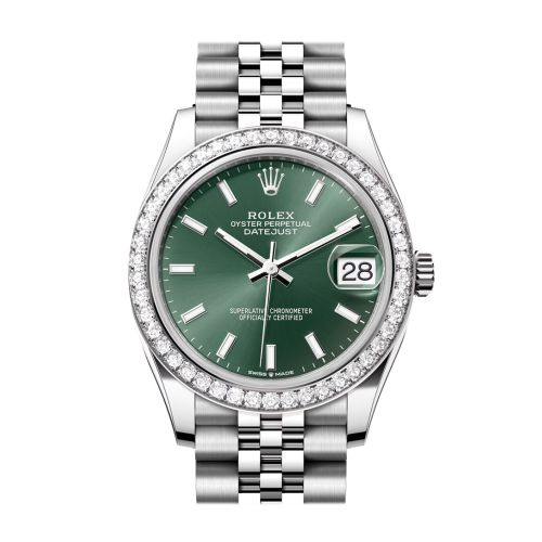 Rolex Datejust 31 Green Dial Jubilee Ladies Watch 278384RBR 278384RBR-0022