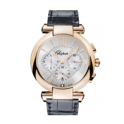 Chopard Imperiale Rose Gold Chrono Silver Dial 384211/5001