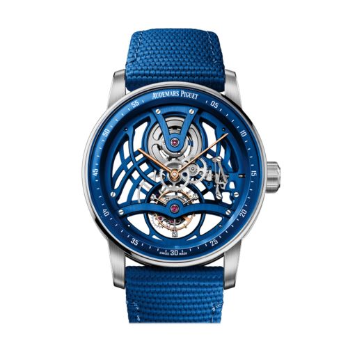 Audemars Piguet CODE 11.59 Tourbillon Openworked Blue ceramic Watch 26600NB.OO.D346KB.01