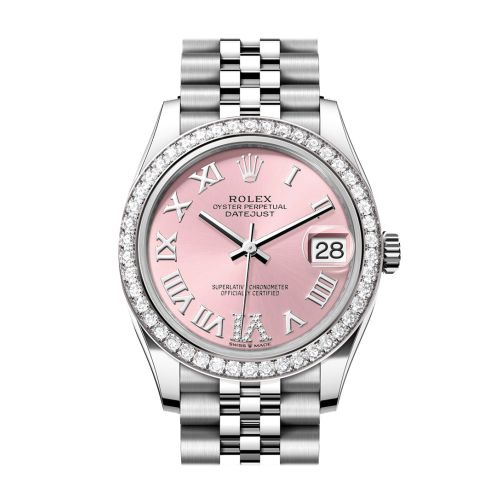 Rolex Datejust 31 Pink Roman Dial Jubilee Ladies Watch 278384RBR 278384RBR-0028