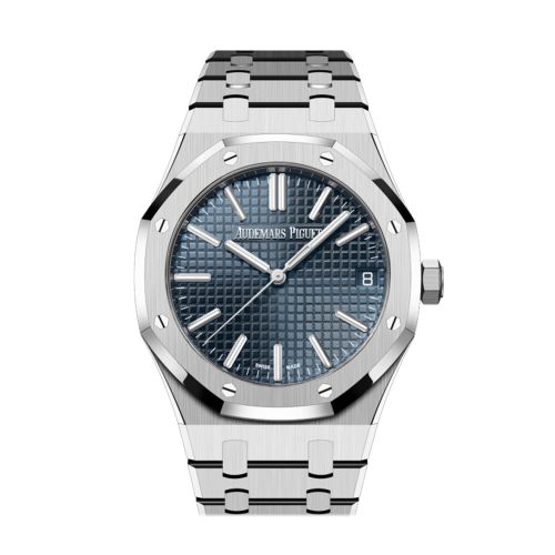 Audemars Piguet Royal Oak Jumbo Extra Thin Stainless Steel Blue Dial Watch 16202ST.OO.1240ST.02