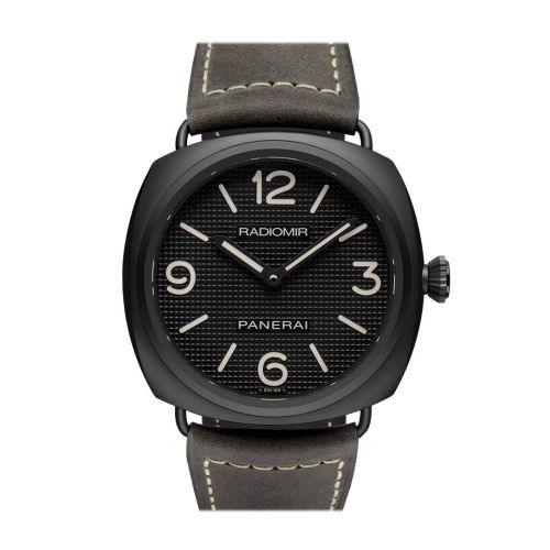 Panerai Radiomir Ceramica 45mm Black Dial Men's Watch Pam00643