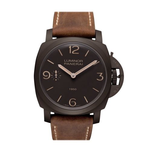 Panerai Luminor 1950 3 Days Composite 47mm Brown Dial Men's Watch Pam00375