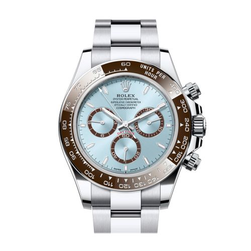 Rolex Daytona 40 Ice Blue Dial Platinum Mens Watch 126506