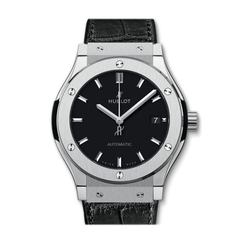 Hublot Classic Fusion Automatic Black Dial Titanium Men's Watch 542.NX.1171.LR