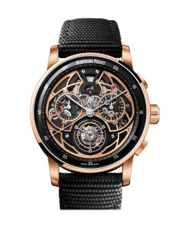 Audemars Piguet CODE 11.59 Flying Tourbillon Chronograph Black Ceramic Watch 26399NR.OO.D002KB.01