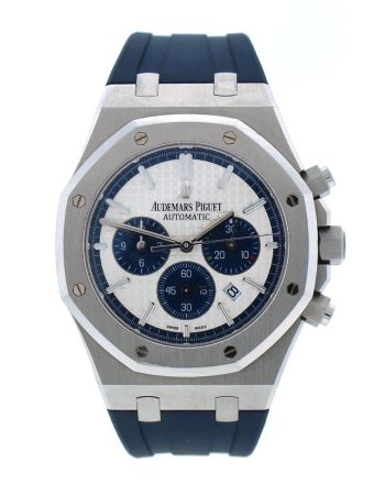 Audemars Piguet "Limited Edition" Royal Oak 41mm Silver Dial Rubber Chronograph Men's Watch 26326ST.OO.D027CA.01 Pre-Owend