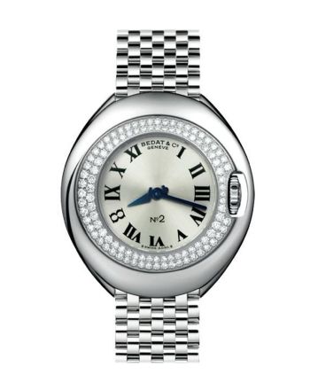 Bedat No 2 Silver Dial Stainless Steel Diamond Unisex Watch 228.031.600