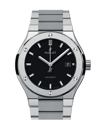 Hublot Classic Fusion 42mm Matte Black Dial Automatic Titanium Men's Watch 548.NX.1170.NX