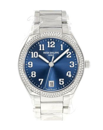 PATEK PHILIPPE Twenty 4 Blue Sunburst Dial Automatic Ladies Diamond Watch 7300/1200A-001