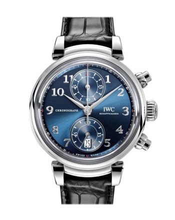 IWC Da Vinci  Blue Dial Automatic Chronograph 42mm Men's Watch IW393402