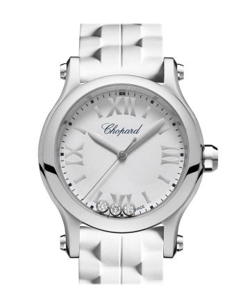 Chopard Happy Sport White Dial Ladies Watch 278590-3001