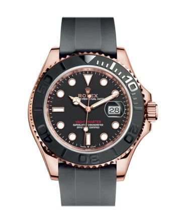 Rolex Yacht-Master 40 Automatic Black Dial 18kt Everose Gold Watch 126655