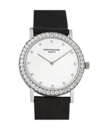 Patek Philippe Calatrava 5006G 18K White Gold 33mm Womens Watch 5006G Pre Owned