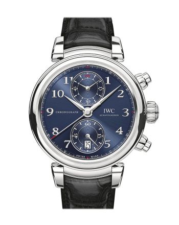 IWC Da Vinci Blue Dial Automatic Men's Chronograph Watch IW393402