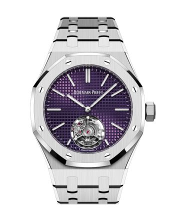 Audemars Piguet Royal Oak 37 Plum dial Stainless steel Watch 26660ST.OO.1356ST.01