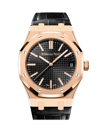 Audemars Piguet Royal Oak Black Dial pink gold Watch 15510OR.OO.D002CR.02