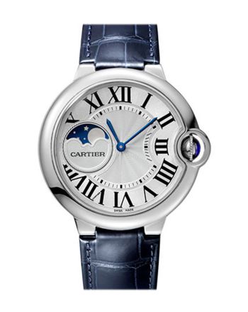 Cartier Ballon Bleu Moonphase Automatic Silver Dial Ladies Watch WSBB0020